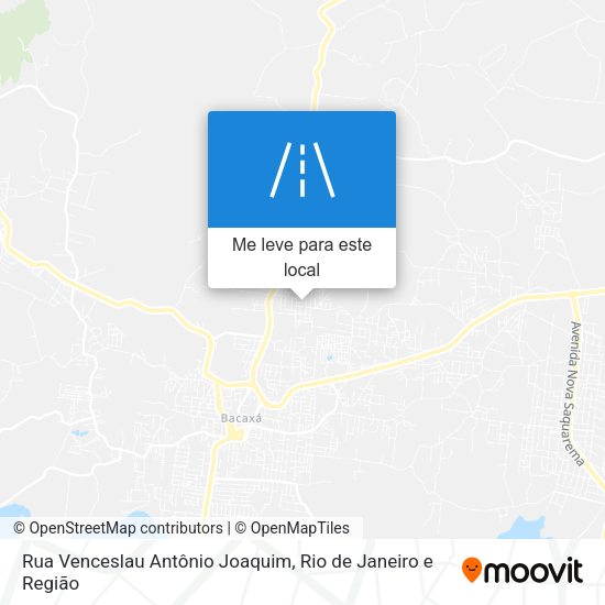 Rua Venceslau Antônio Joaquim mapa