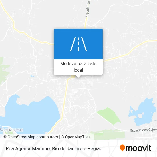 Rua Agenor Marinho mapa
