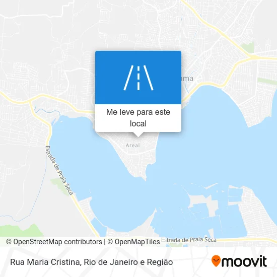 Rua Maria Cristina mapa