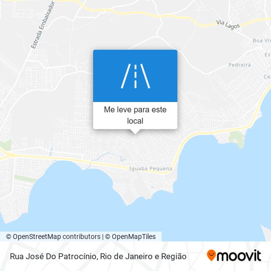 Rua José Do Patrocínio mapa