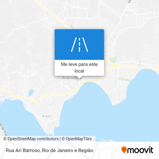 Rua Ari Barroso mapa