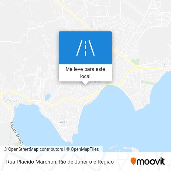 Rua Plácido Marchon mapa