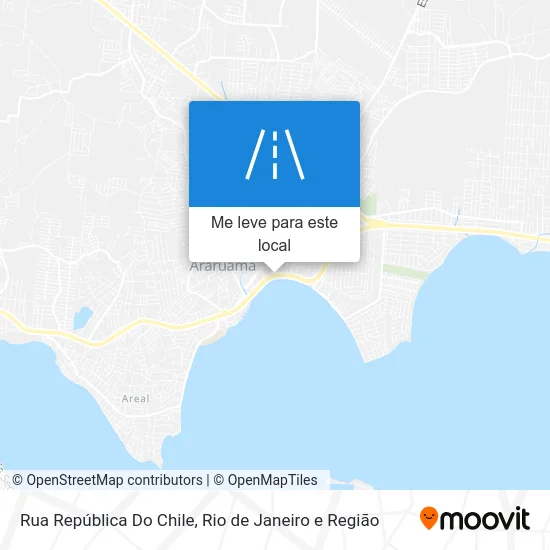 Rua República Do Chile mapa