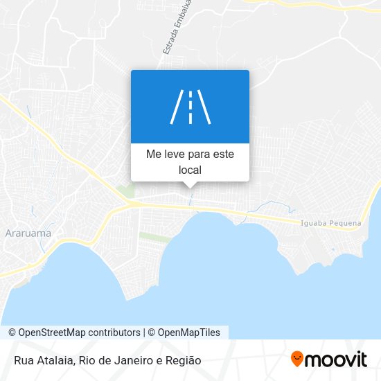 Rua Atalaia mapa