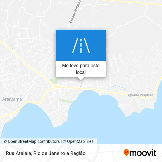 Rua Atalaia mapa