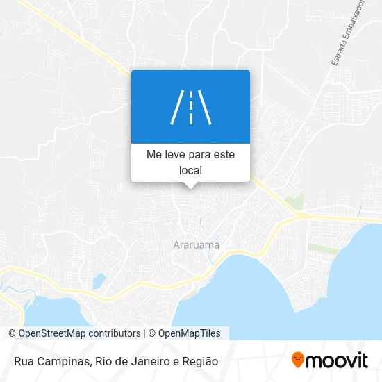 Rua Campinas mapa