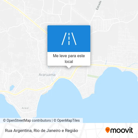 Rua Argentina mapa