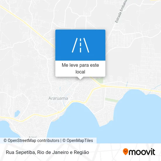 Rua Sepetiba mapa