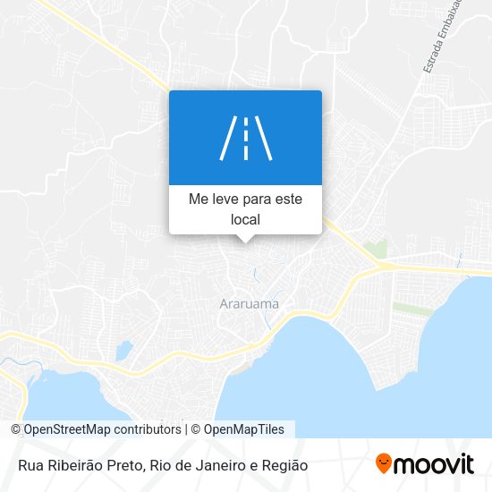 Rua Ribeirão Preto mapa