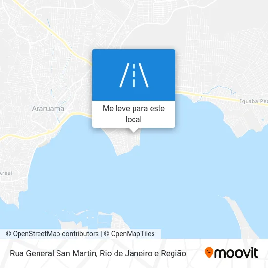 Rua General San Martin mapa