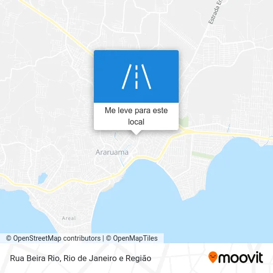 Rua Beira Rio mapa