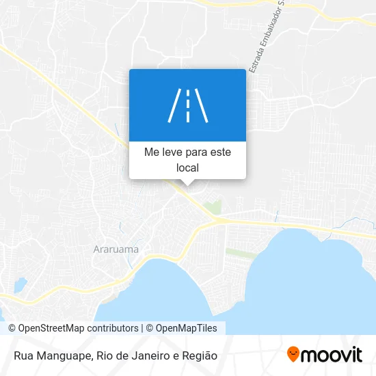 Rua Manguape mapa