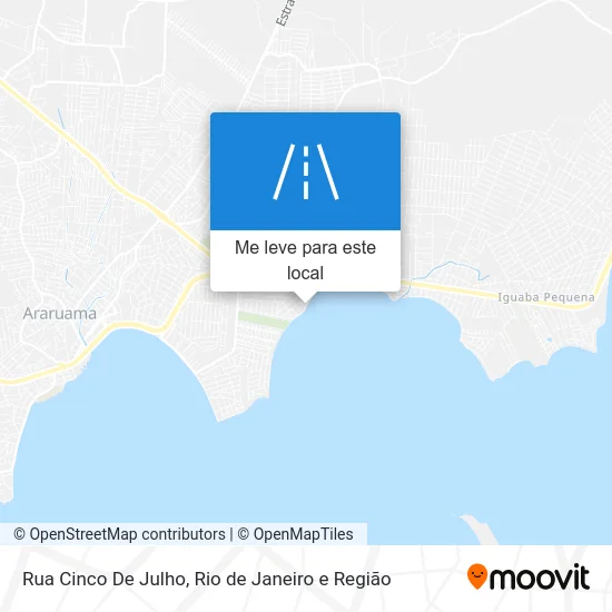 Rua Cinco De Julho mapa