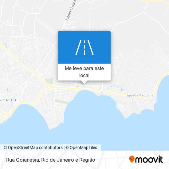 Rua Goianesia mapa