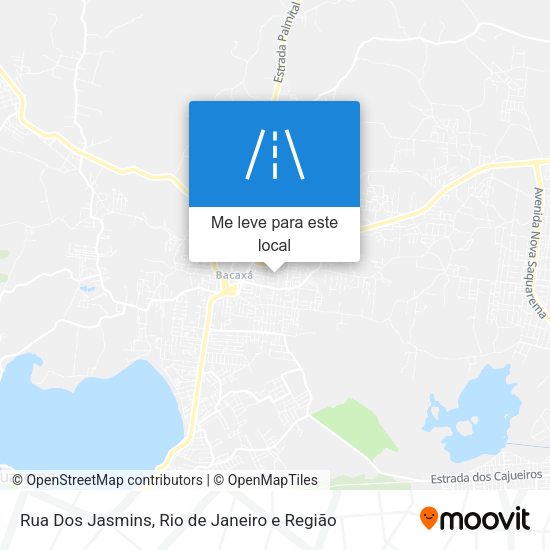 Rua Dos Jasmins mapa
