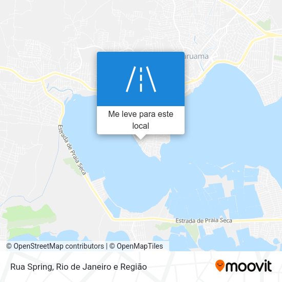 Rua Spring mapa