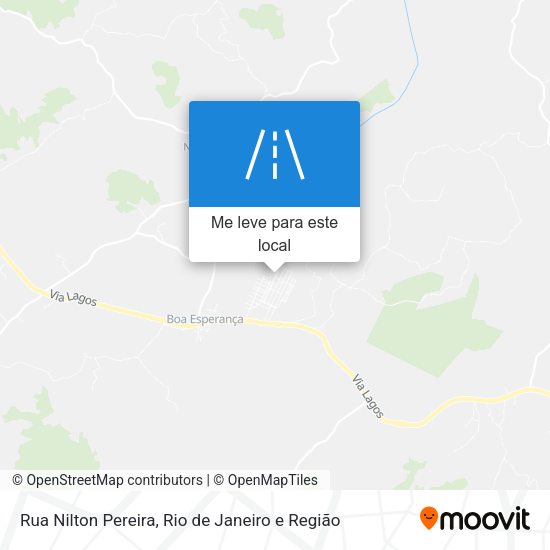 Rua Nilton Pereira mapa