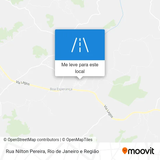 Rua Nilton Pereira mapa