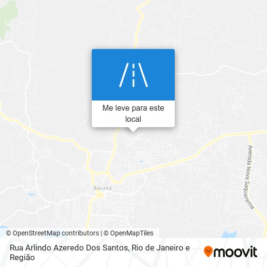 Rua Arlindo Azeredo Dos Santos mapa