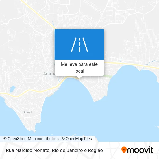 Rua Narciso Nonato mapa
