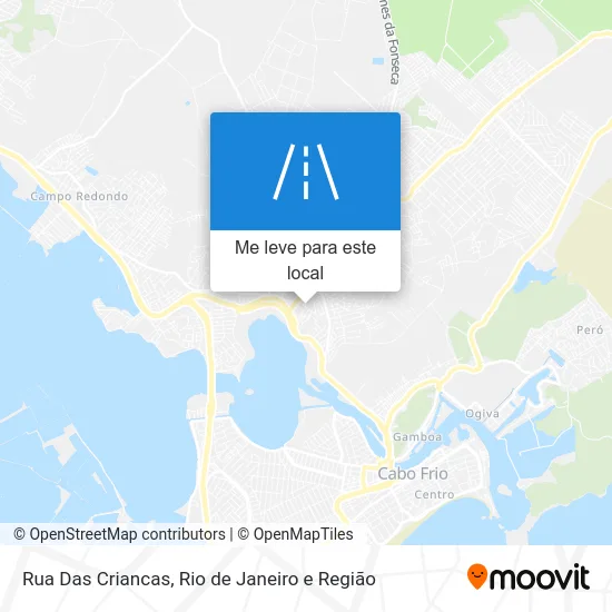 Rua Das Criancas mapa
