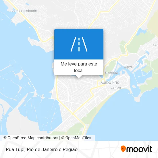Rua Tupi mapa