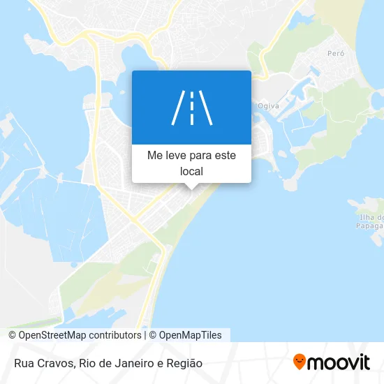 Rua Cravos mapa