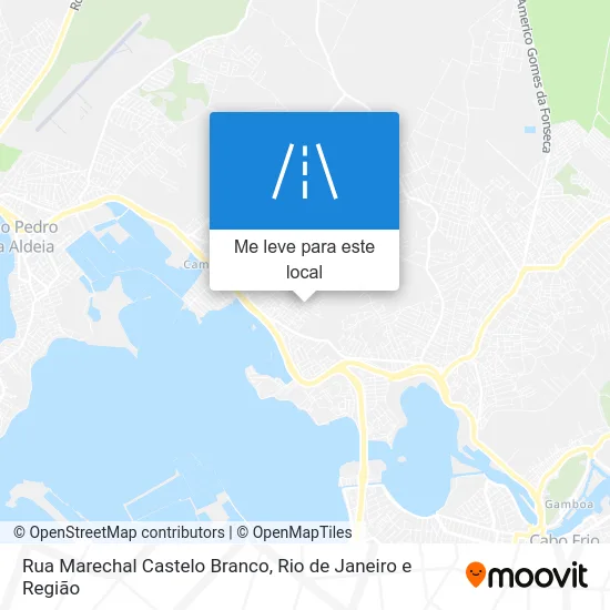 Rua Marechal Castelo Branco mapa