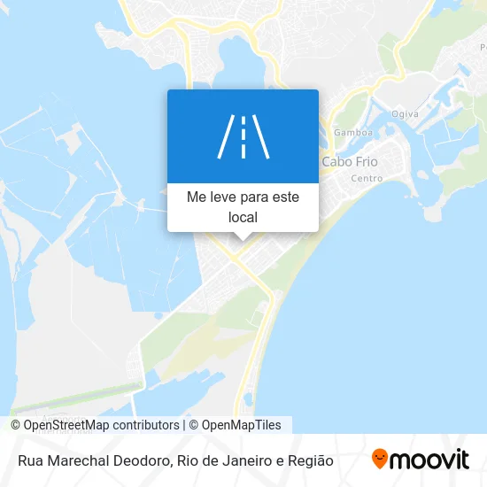 Rua Marechal Deodoro mapa