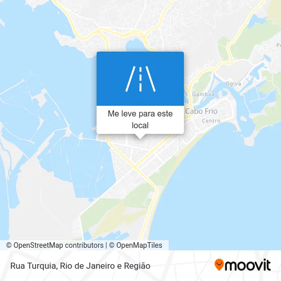 Rua Turquia mapa