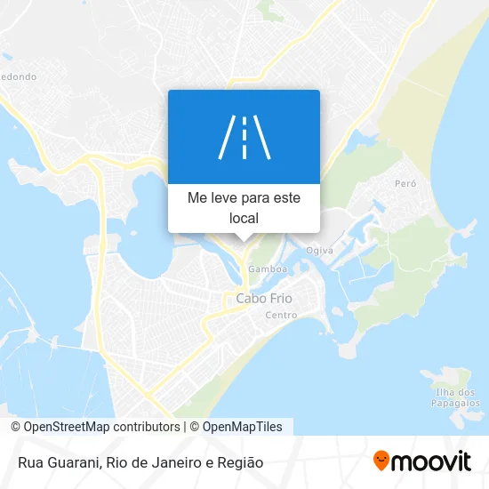 Rua Guarani mapa