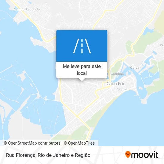 Rua Florença mapa