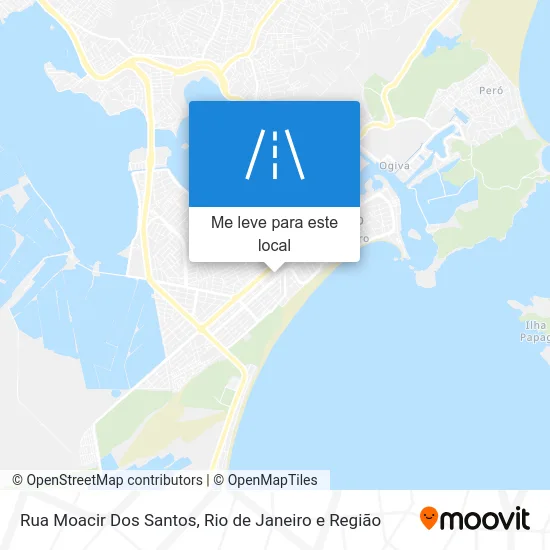 Rua Moacir Dos Santos mapa