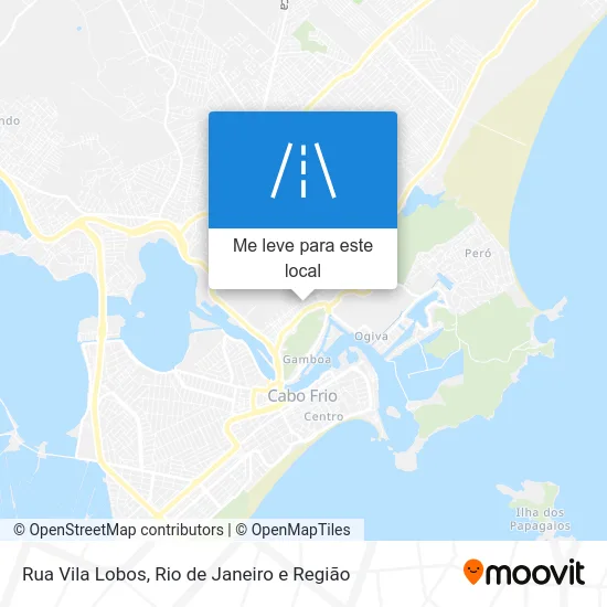 Rua Vila Lobos mapa