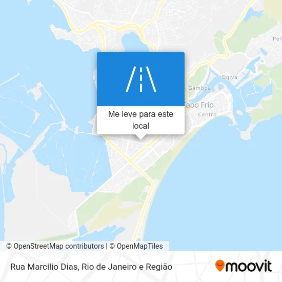 Rua Marcílio Dias mapa
