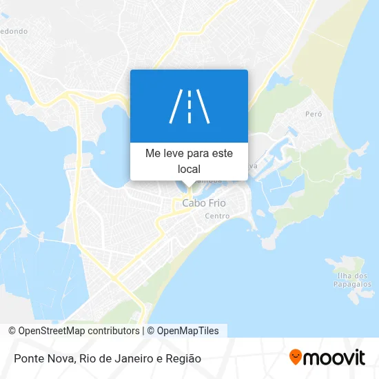 Ponte Nova mapa