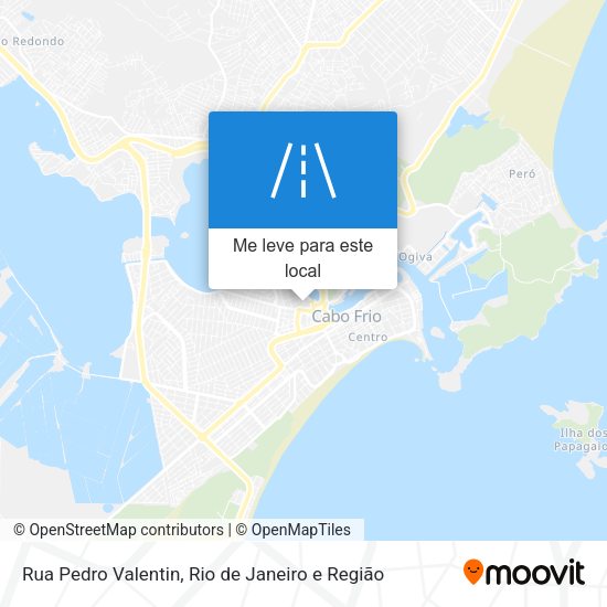 Rua Pedro Valentin mapa