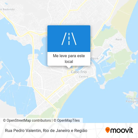 Rua Pedro Valentin mapa