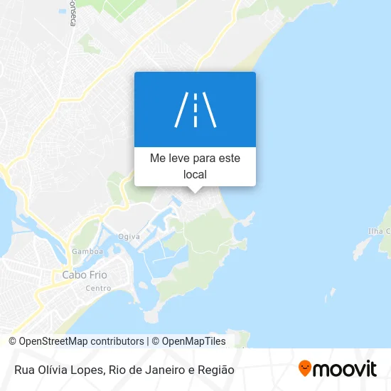 Rua Olívia Lopes mapa
