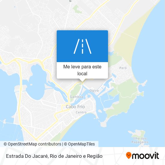 Estrada Do Jacaré mapa