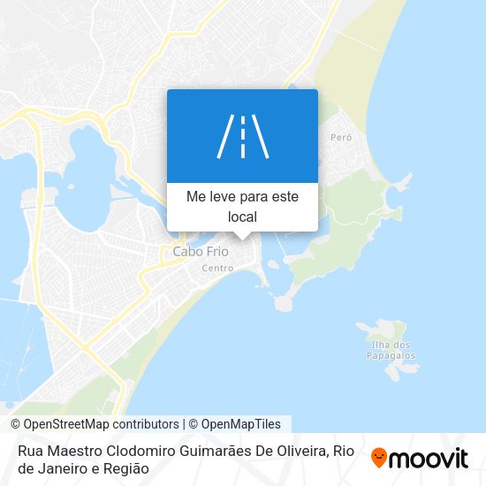 Rua Maestro Clodomiro Guimarães De Oliveira mapa