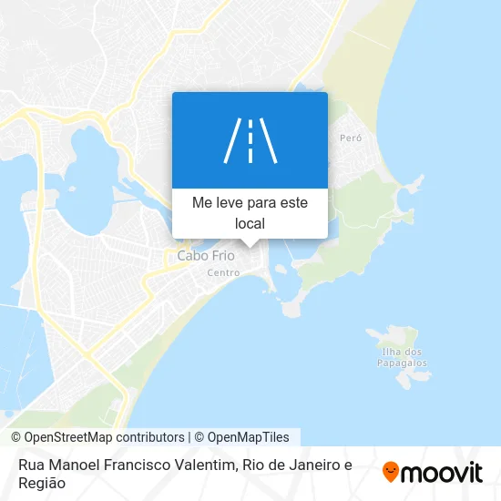 Rua Manoel Francisco Valentim mapa