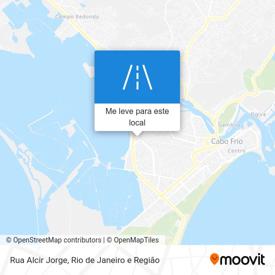 Rua Alcir Jorge mapa