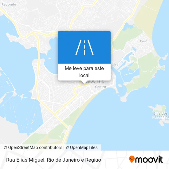 Rua Elias Miguel mapa