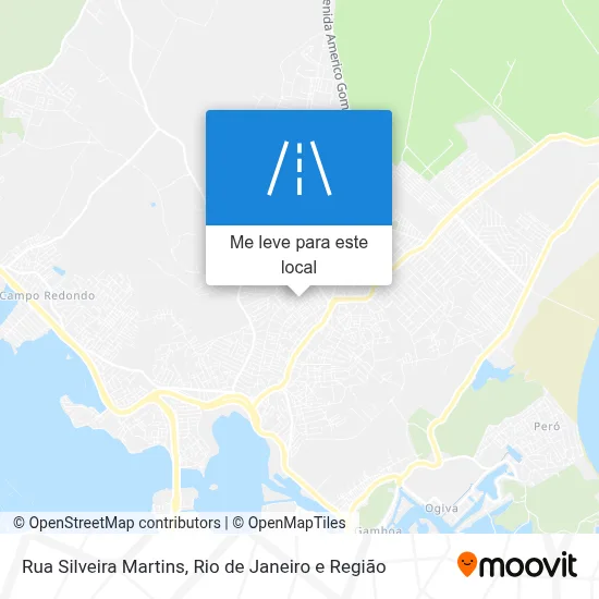 Rua Silveira Martins mapa