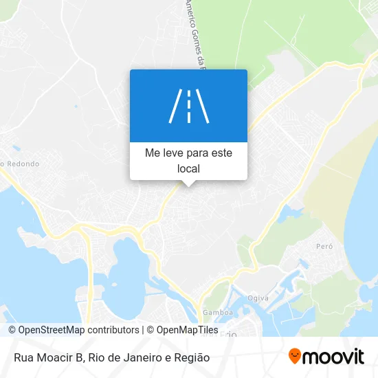 Rua Moacir B mapa