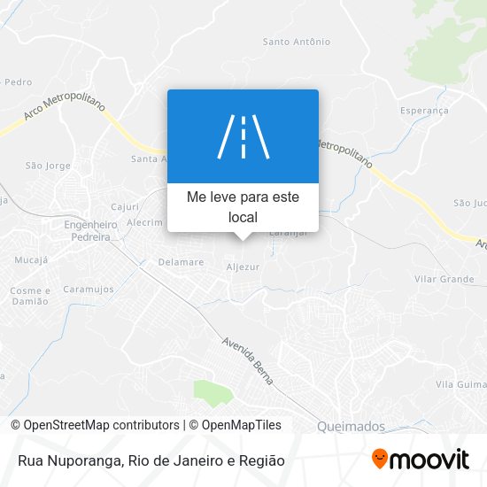 Rua Nuporanga mapa