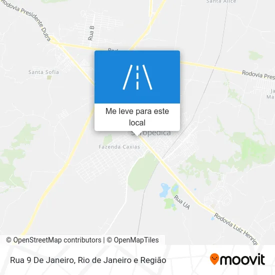 Rua 9 De Janeiro mapa