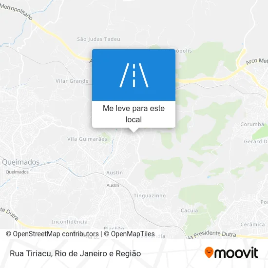 Rua Tiriacu mapa