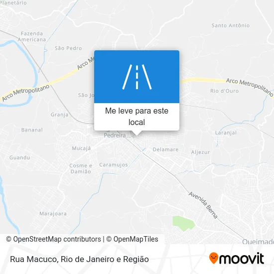 Rua Macuco mapa
